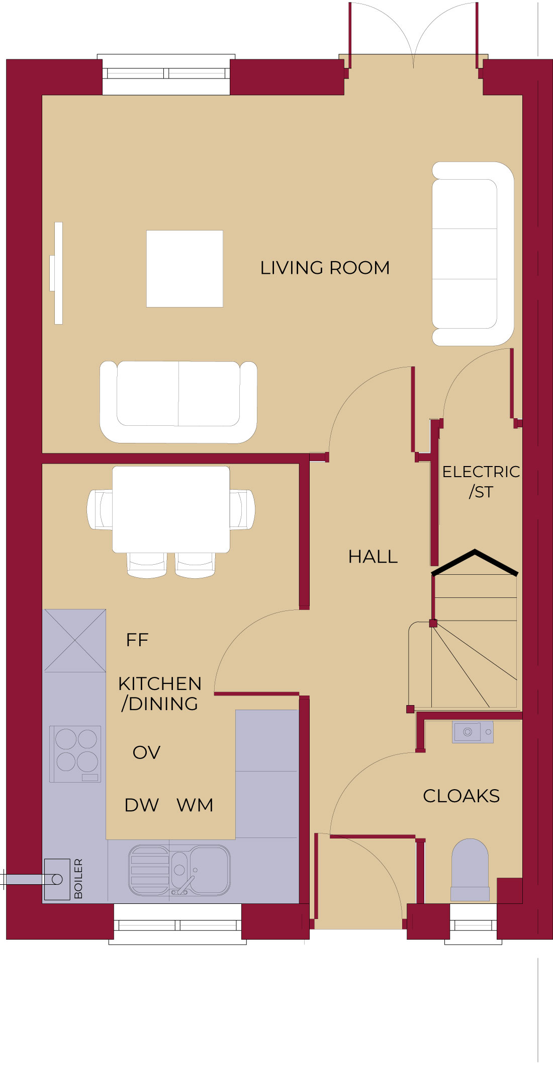 Ground floor floorplan