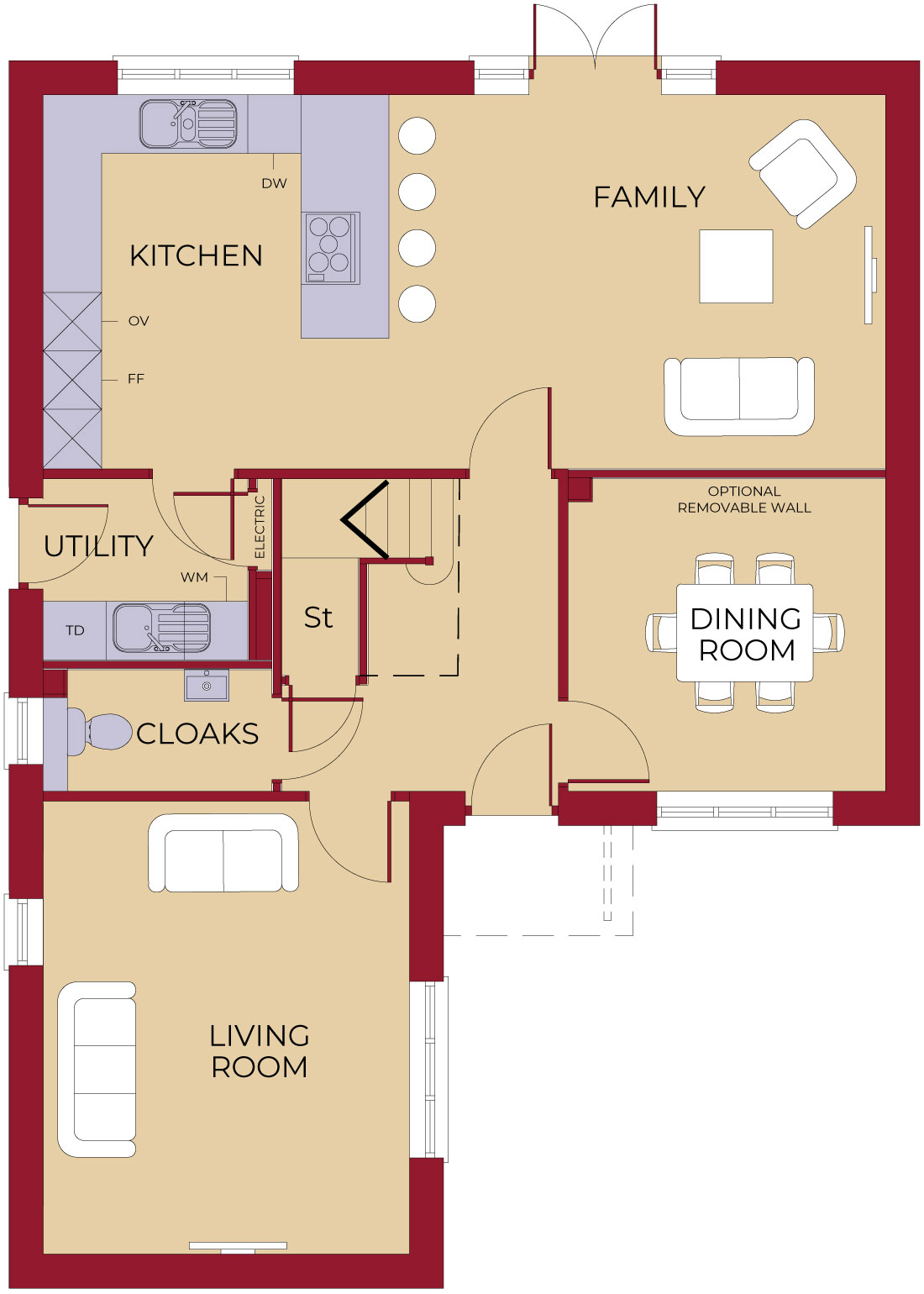 Ground floor floorplan