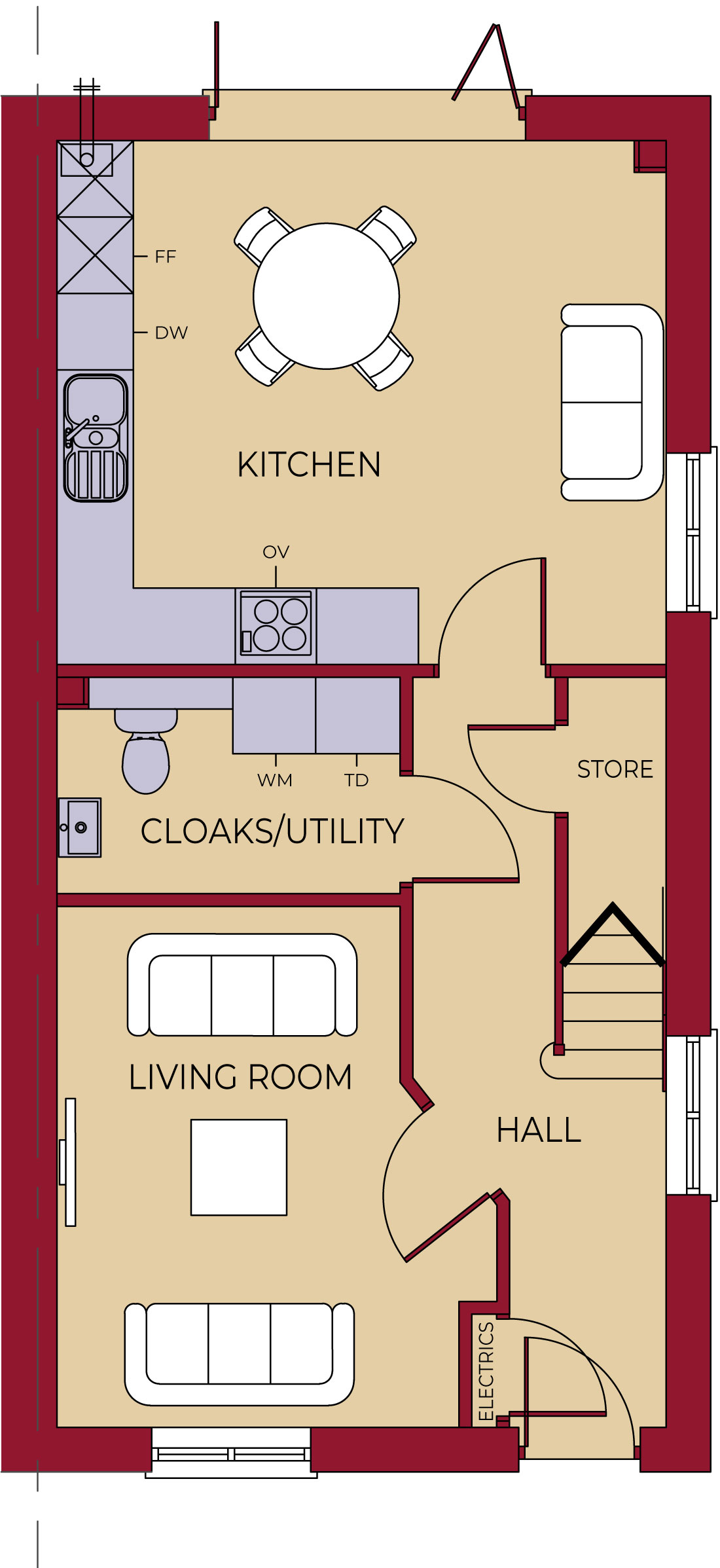 Ground floor floorplan