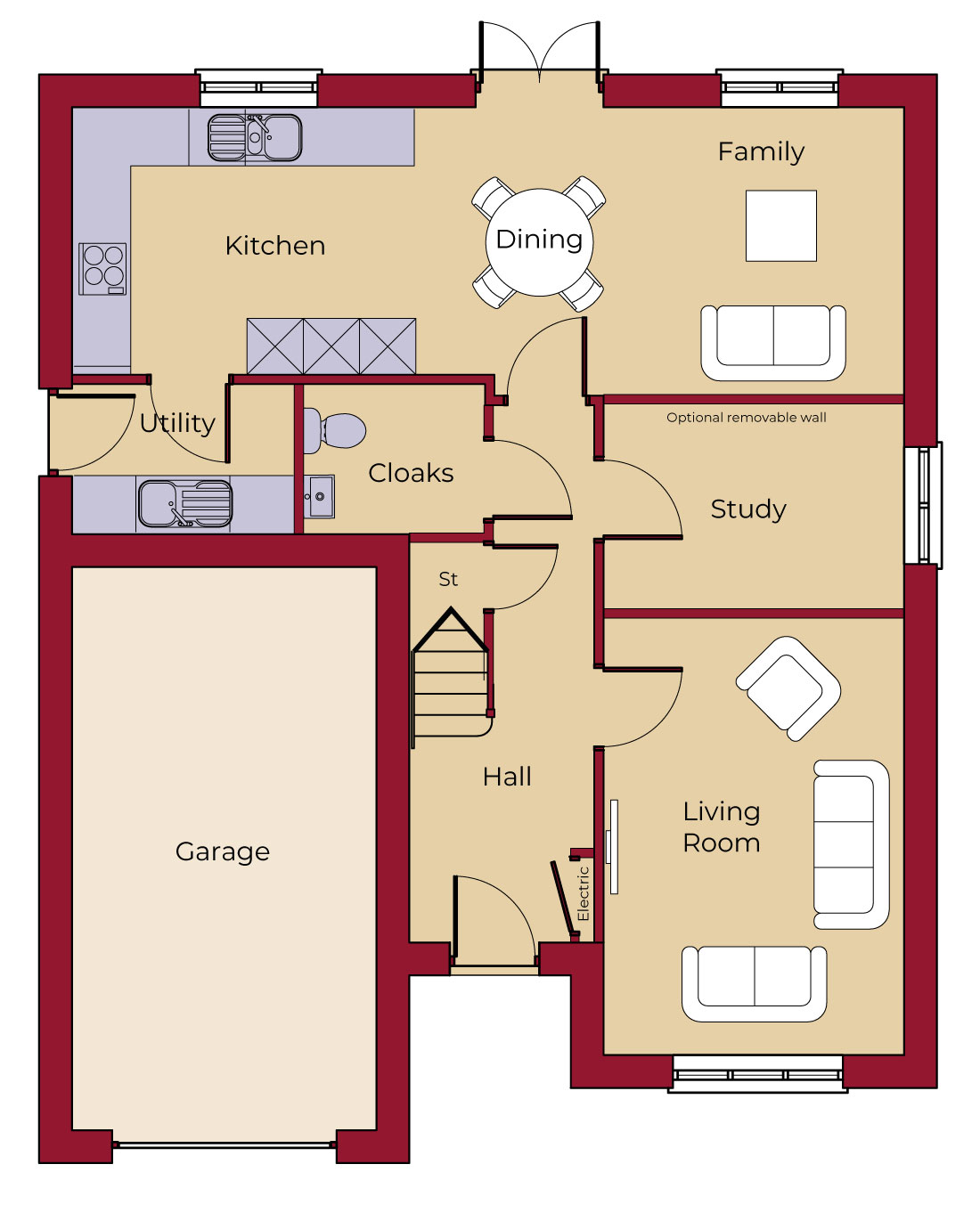 Ground floor floorplan