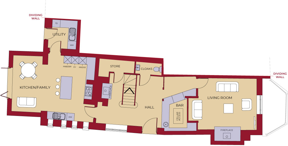 Ground floor floorplan
